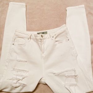 Topshop Moto Jamie Distressed Boyfriend Jeans